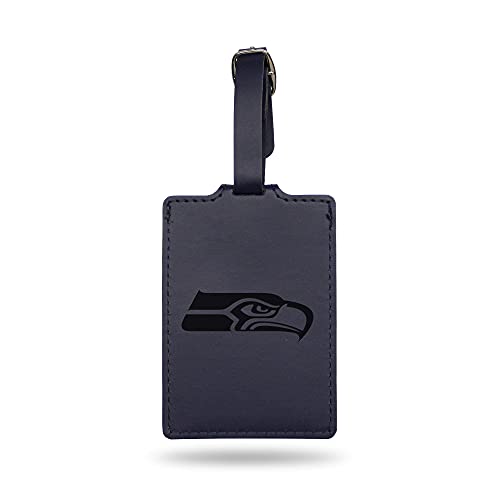 A luggage tag from the Seattle Seahawks