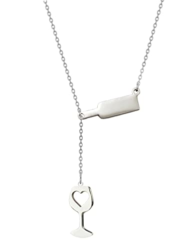 Bottle of wine necklace