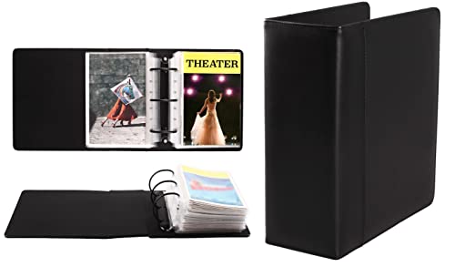 A binder with pages for playbills