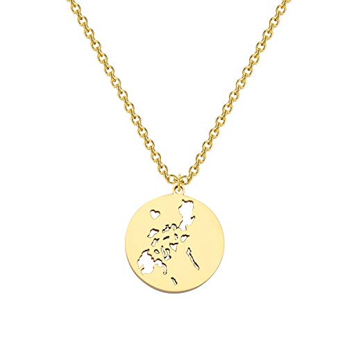 Map of the Philippines necklace