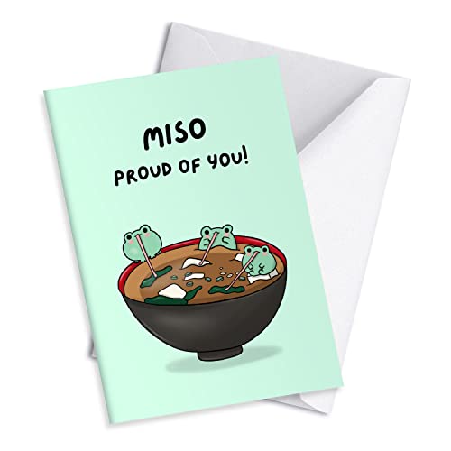 Miso proud graduation card