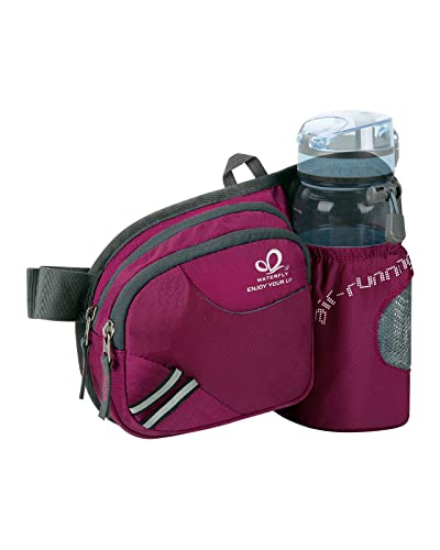 Waist walking bag with a water bottle