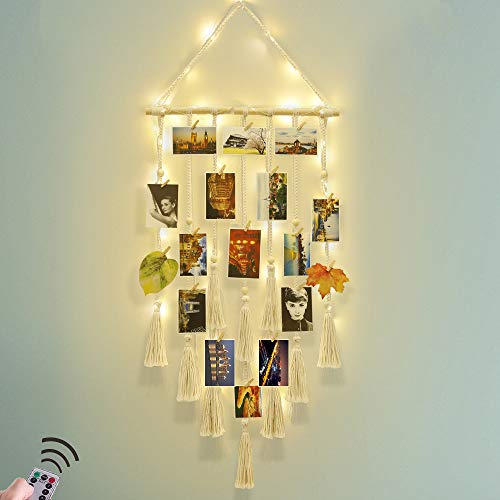 Boho photo display