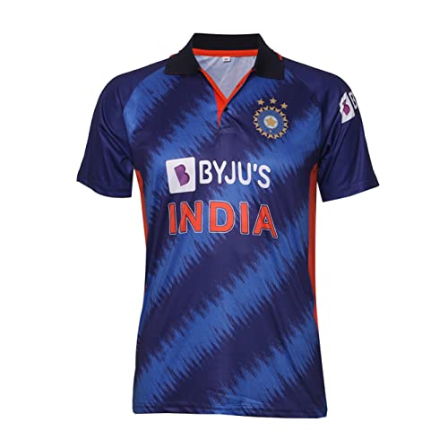 the national team's cricket jersey of India