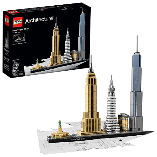 A LEGO kit of the New York City skyline