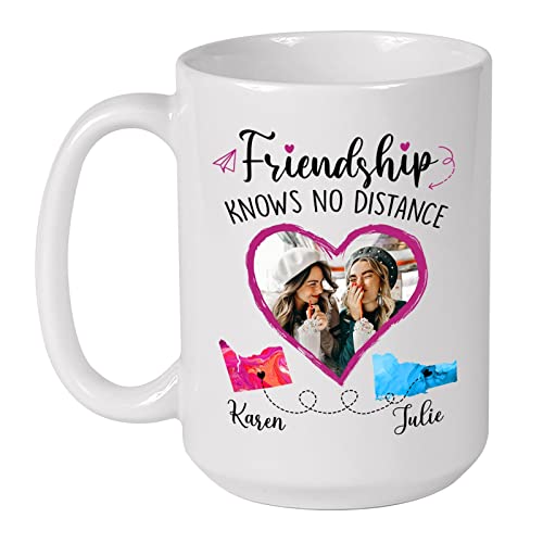 Friendship knows no distance mug