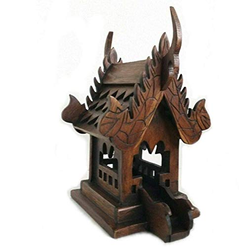 Thai temple wood carving 