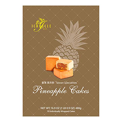 Package of Isabell Pineapple Cake from Taiwan