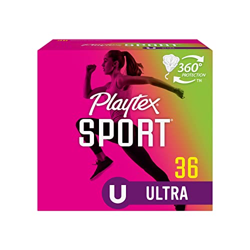 A box of 36 ultra sport tampons