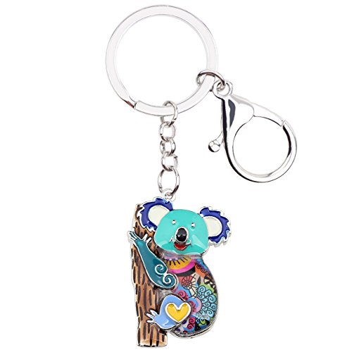 A keychain in the shape of a koala