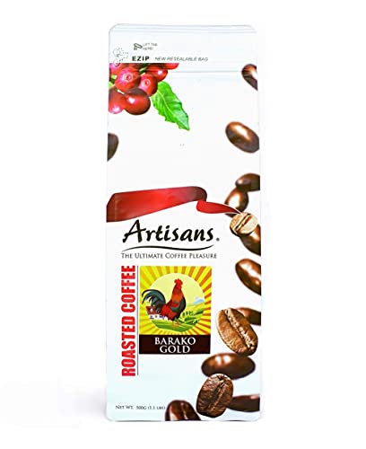 bag of Artisans Philippine Coffee, Barako Gold Medium Roast Beans