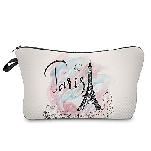 Paris-themed make-up bag