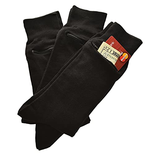 Socks with hidden pockets