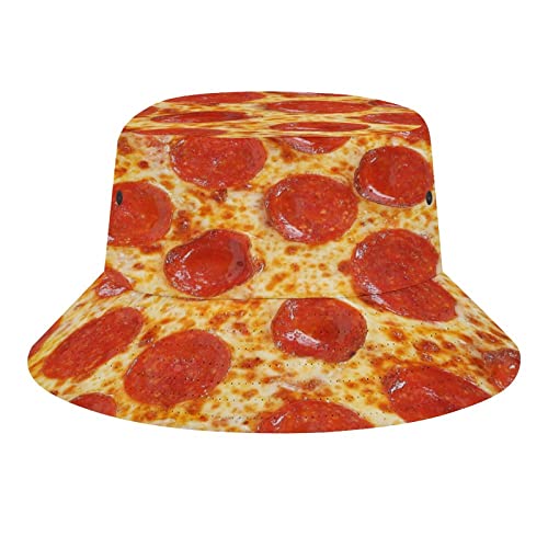 Sunhat with a pizza print