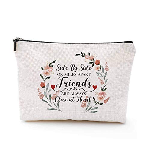 Make up bag with a message about friendship