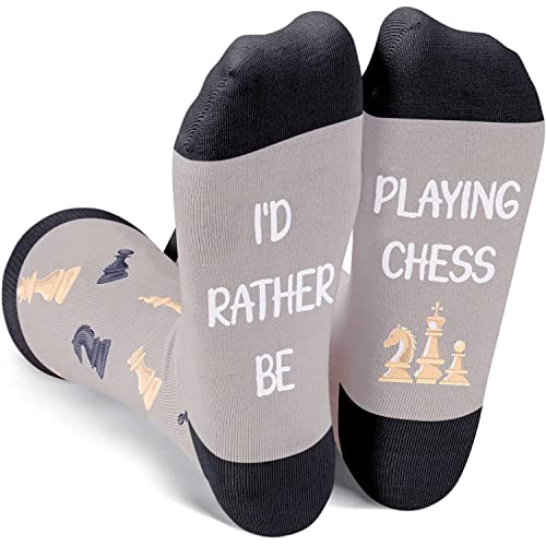 Funny chess-themed socks