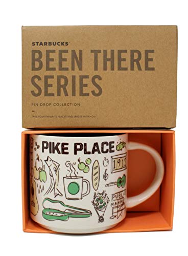 A Starbucks mug from the first Starbucks in Seattle