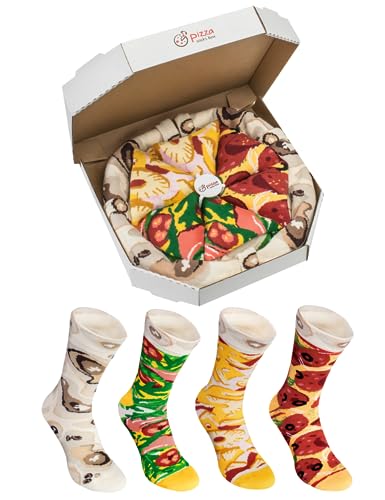 Funny Italian gifts: Pizza box with socks