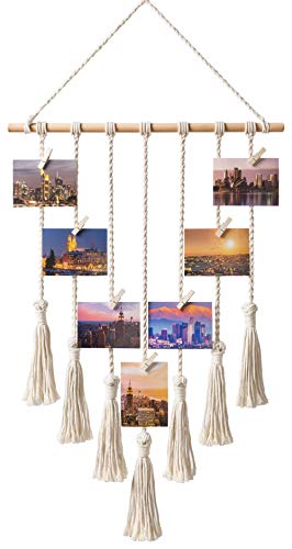 Hanging photo display