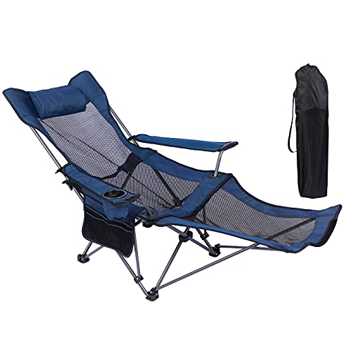 A foldable beach chair