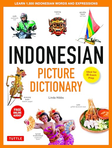 Book cover of the 'Indonesian Picture Dictionary'