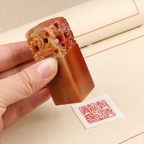 Custom Chinese Seal Five Dragon stamp