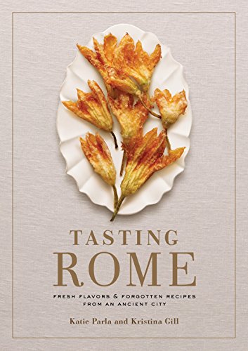 Book cover of "tasting Rome cookbook"