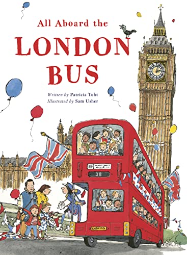 Kid's book titled "All Aboard the London Bus"