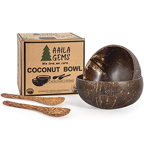 Coconut bowls and spoons