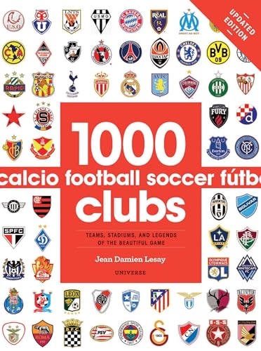 Book titled "1000 football clubs: teams, stadiums, and legends of the beautiful game"