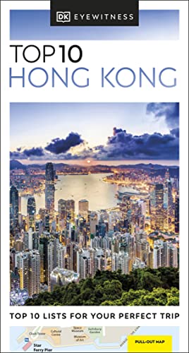 DK Eyewitness guidebook with the top 10 things to do in Hong Kong