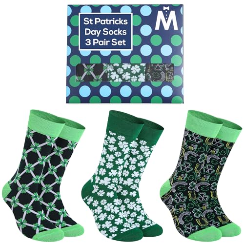 a box with St Patrick's Day socks