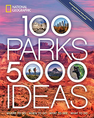 A book titled: 100 parks, 5000 ideas 