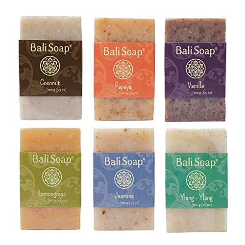 Six pieces of Bali soap