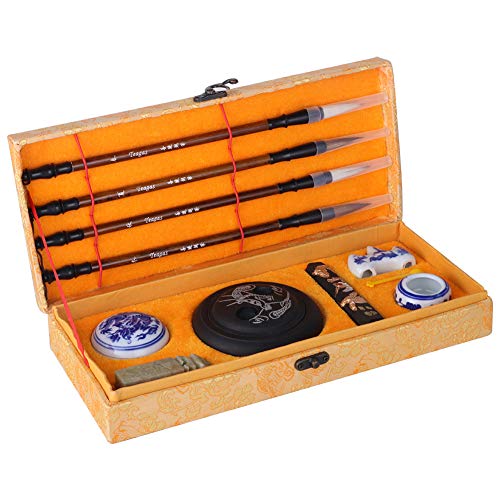 Wooden box with a Calligraphy kit