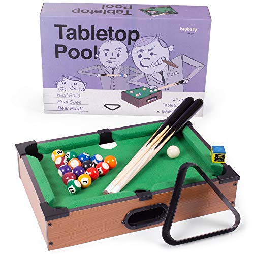 Mini tabletop pool table