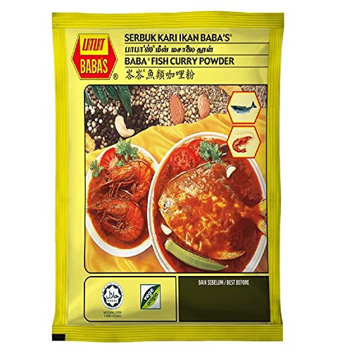 A packages of malay curry spices