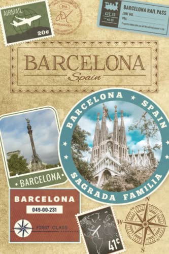 Barcelona Spain Travel Book cover