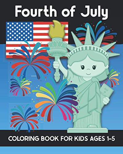 Fourth of July coloring book for kids