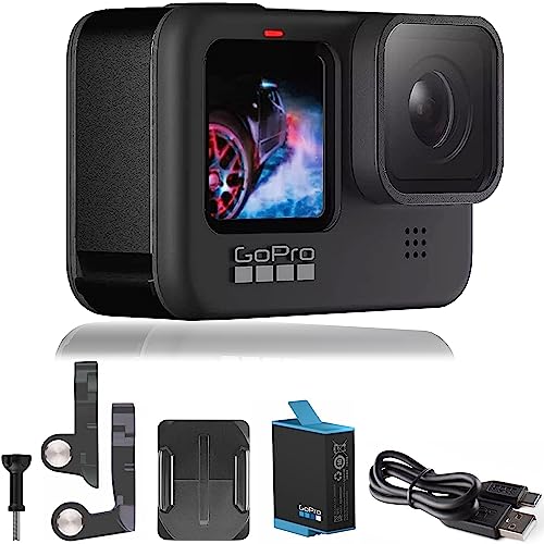 Black GoPro action camera