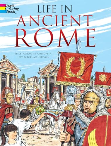 Life in ancient Rome coloring book for adults