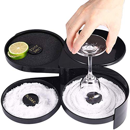 Tray to rim glasses