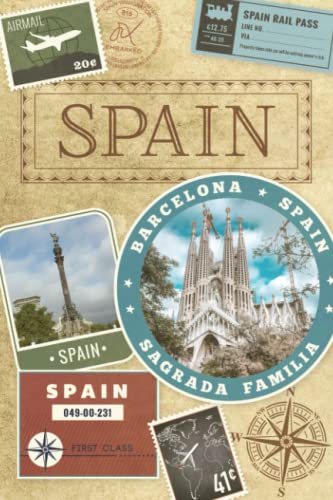 Travel jorunal with a Spain-theme