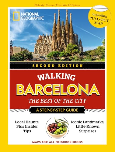 Book cover of 'National Geographic Walking Barcelona'
