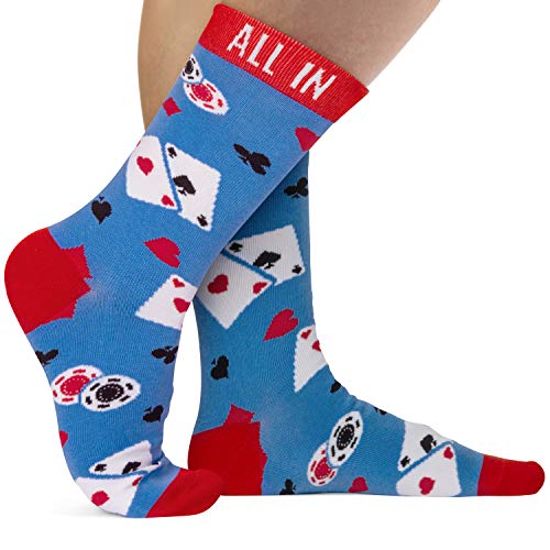 Poker-themed socks