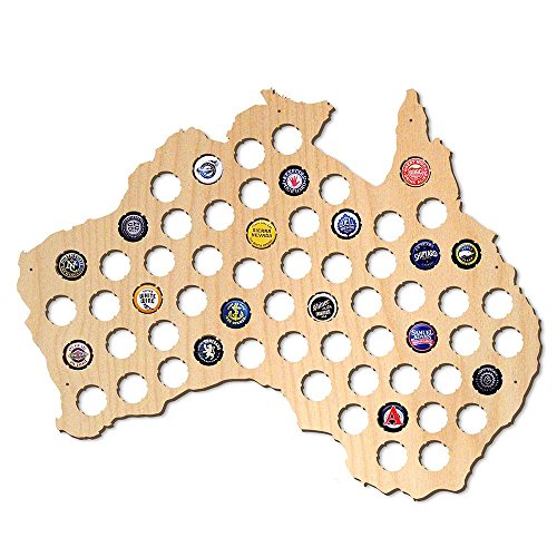 Australia beer cap map