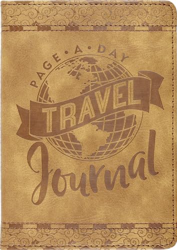 Brown leather travel journal