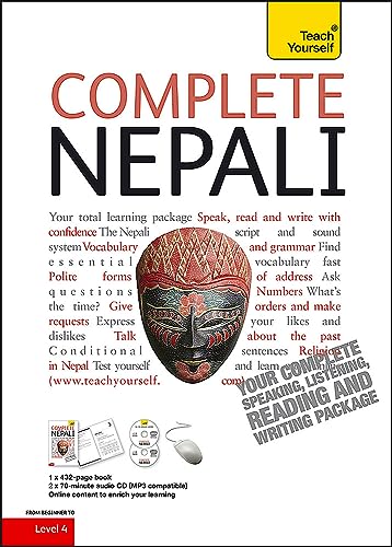 Book cover of 'Complete Nepali Beginner to Intermediate Course: Learn to read, write, speak and understand a new language (Teach Yourself)'