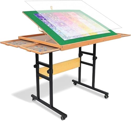 igsaw Puzzle Table with Legs