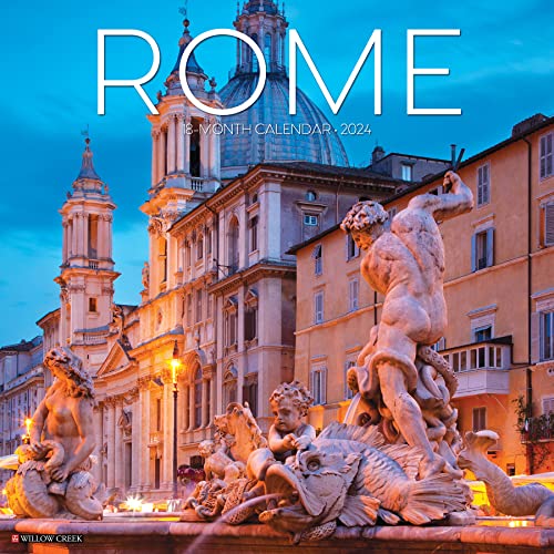 2024 calendar with pictures from Rome